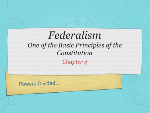 Federalism, Chapter 4