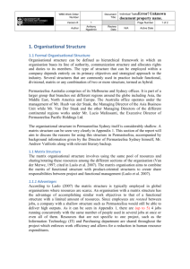 Final Report (Organisational Structure)