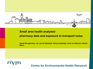 Small area health analyses: Pharmacy data and