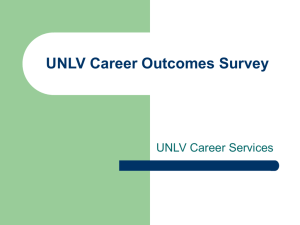 UNLV Career Outcomes Survey - Office of the Executive Vice