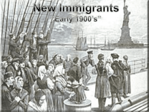 The New Immigrants - Strongsville City Schools