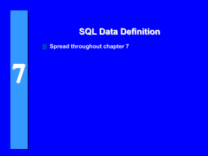 SQL DDL - La Salle University