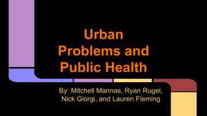PE Urban Problems and Public Health
