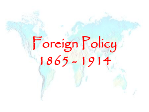 Foreign Policy 1865