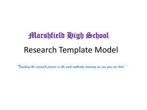 8 Areas Research Template