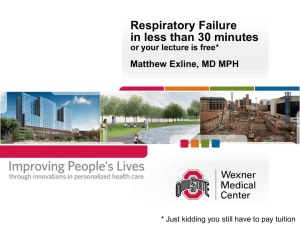 What is respiratory failure?