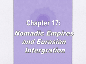 17 - Nomadic Empires and Eurasian Integration