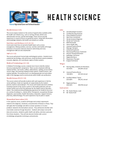 Health Science I (9)