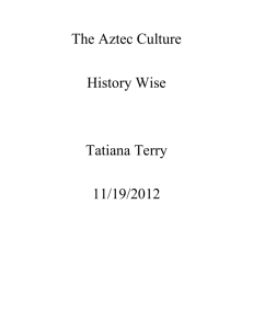 The Aztec Culture rewrite