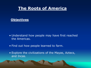 PPT #1 Roots of America