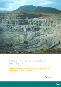 the impact of bunker hedging on vale's financial performance