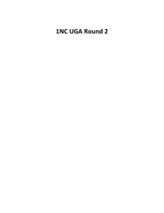 1NC UGA Round 2 - NDCA Policy 2013-2014