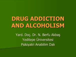 drug addiction and alcoholism