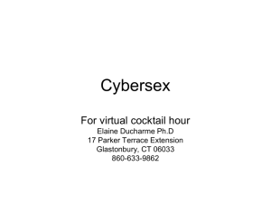 Cybersexformarketingvirtualcocktailhour