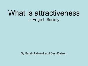 What is attractiveness - newmedia.artdesignhull.ac.uk