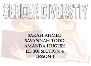 Gender Diversity - Wright State University