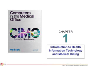 1 Introduction to Health Information Technology and Medical Billing