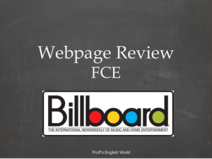 FCE Review