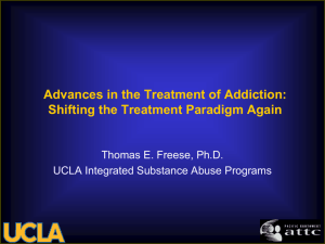 Advances in the Treatment of Addiction