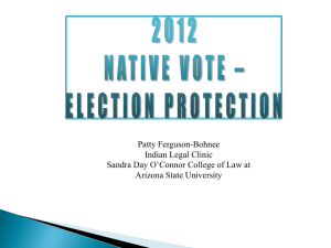 2008 Native American Election Protection