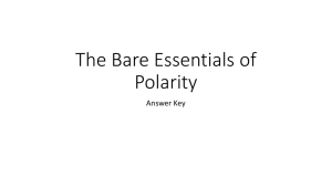 The Bare Essentials of Polarity