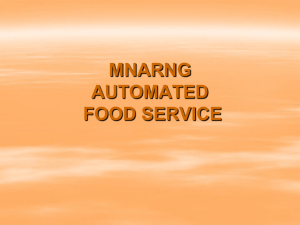 automaed food service - Minnesota National Guard