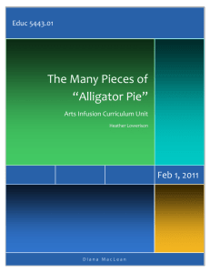 The Many Pieces of *Alligator Pie*