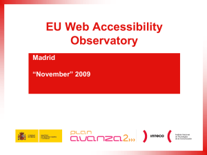 EU Web Accessibility Observatory