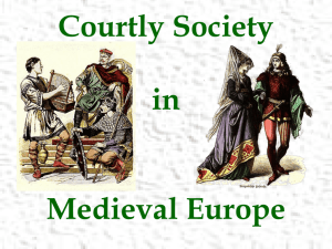 Courtly Life in Europe PPT