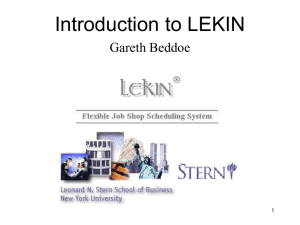 Introduction to LEKIN