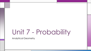 Unit 7 Probability