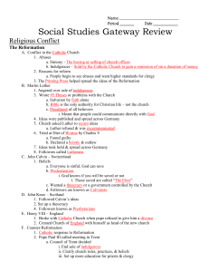2015 Social Studies Gateway Study Guide