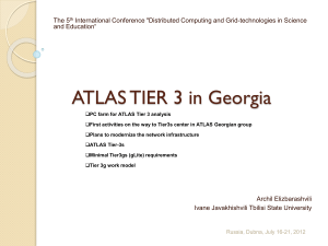 ATLAS Tier-3 in Georgia