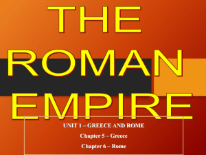 LECTURE 05_The Roman Empire