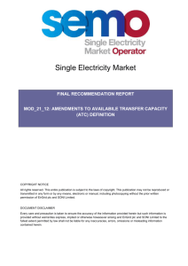 FRR - Single Electricity Market Operator