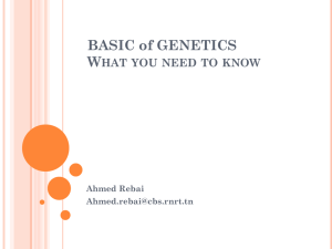 Course1-Basic_Genetics - H3ABioNet training course material