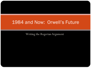 Rogerian Argument: 1984