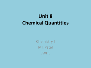 Unit 6 Chemical Bonding