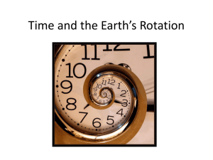 Time and the Earth*s Rotation