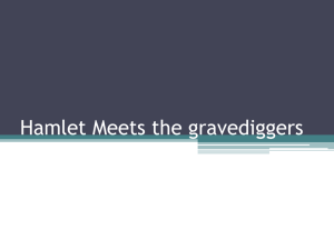 Hamlet Meets the gravediggers