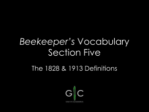 BKA Vocab Section 05