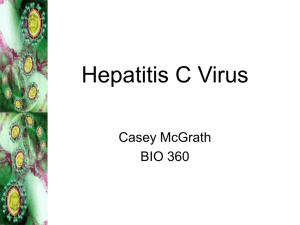 Casey McGrath- "Hepatitis C Virus