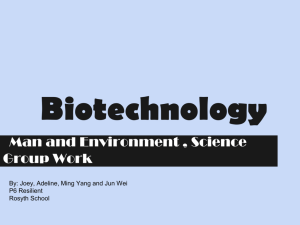 Biotechnology - p6gesci-2013