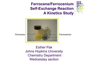Investigation of Ferrocene/Ferrocenium Self