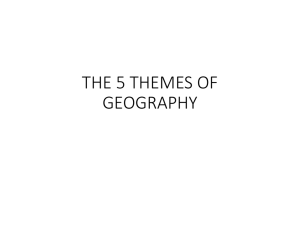 5 Themes of Geography