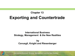 International Business Strategy, Management & the New Realities
