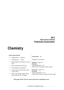 2013_CHEM_INDEPENDENT_PRELIM_EXAM