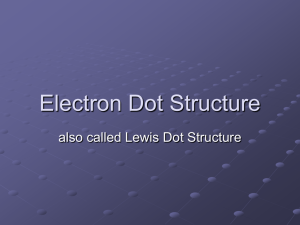 Electron Dot Structure