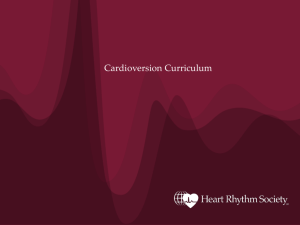 Cardioversion Curriculum