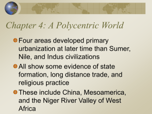 The World's History, 3rd ed. Ch. 4: A Polycentric World